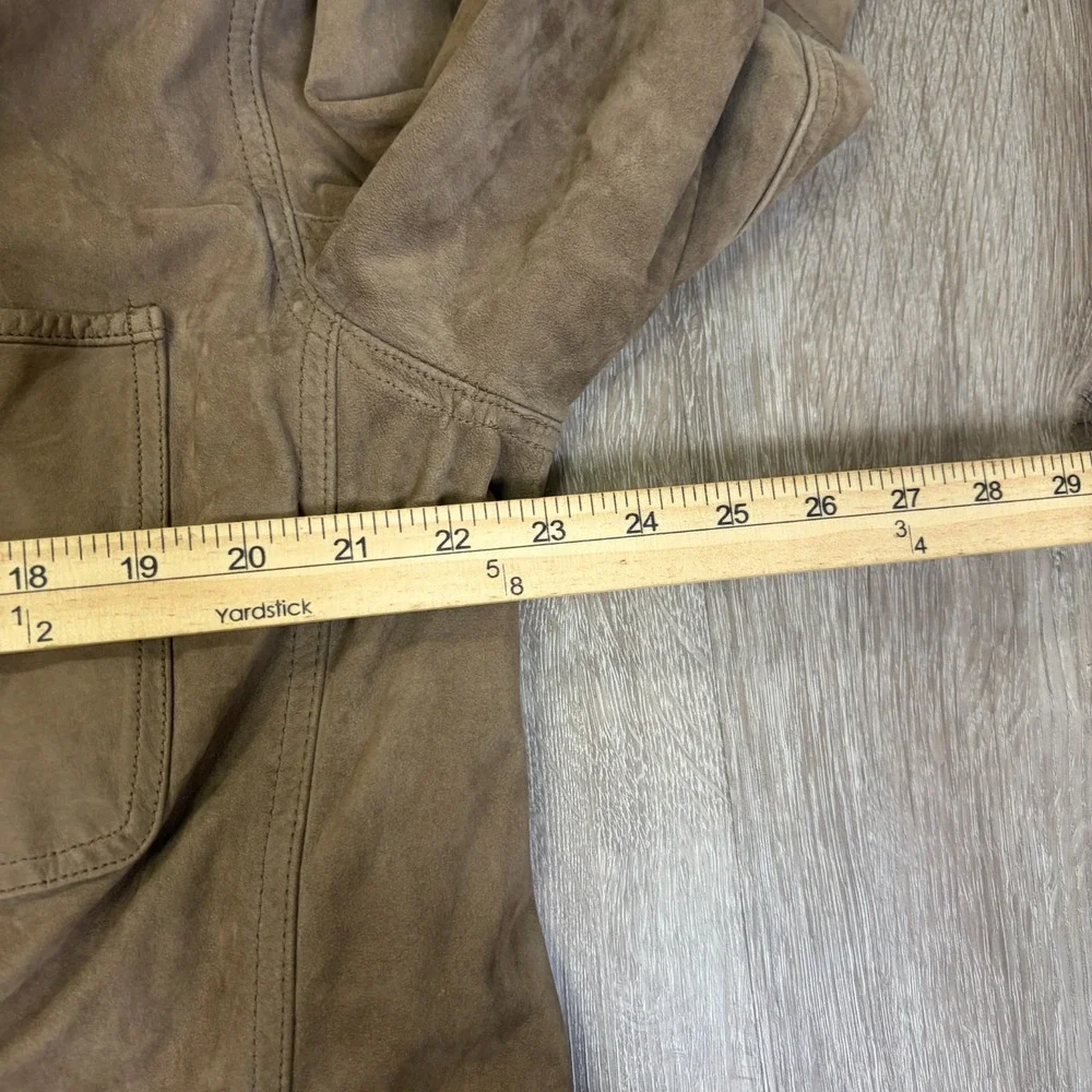 VTG Orvis Jacket Mens 42 Brown Fishing Blazer Canvas Safari Hunt Leather